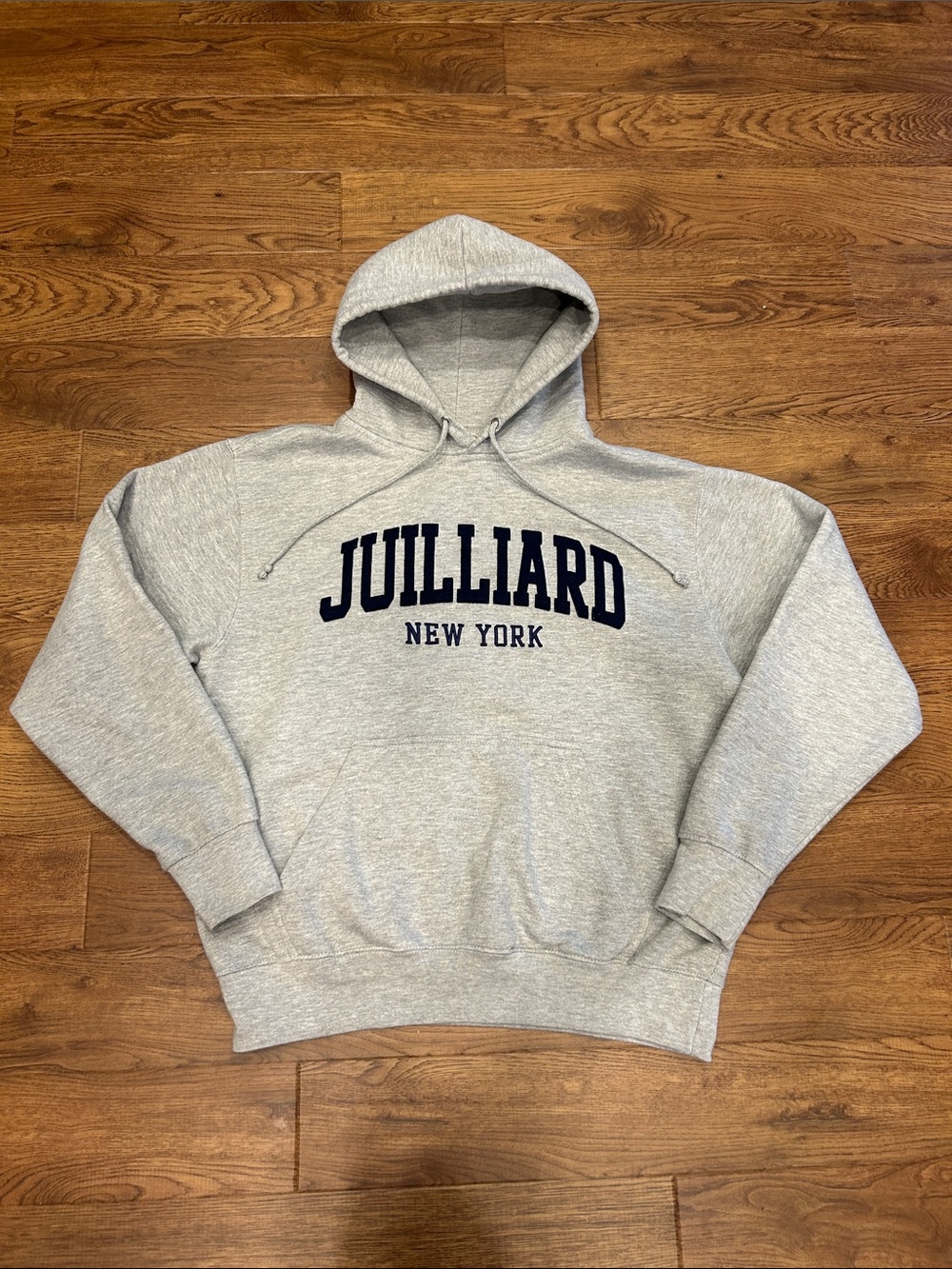 MV Sport Gray Juilliard New York Hooded Sweatshirt Hoodie Men’s Unisex S